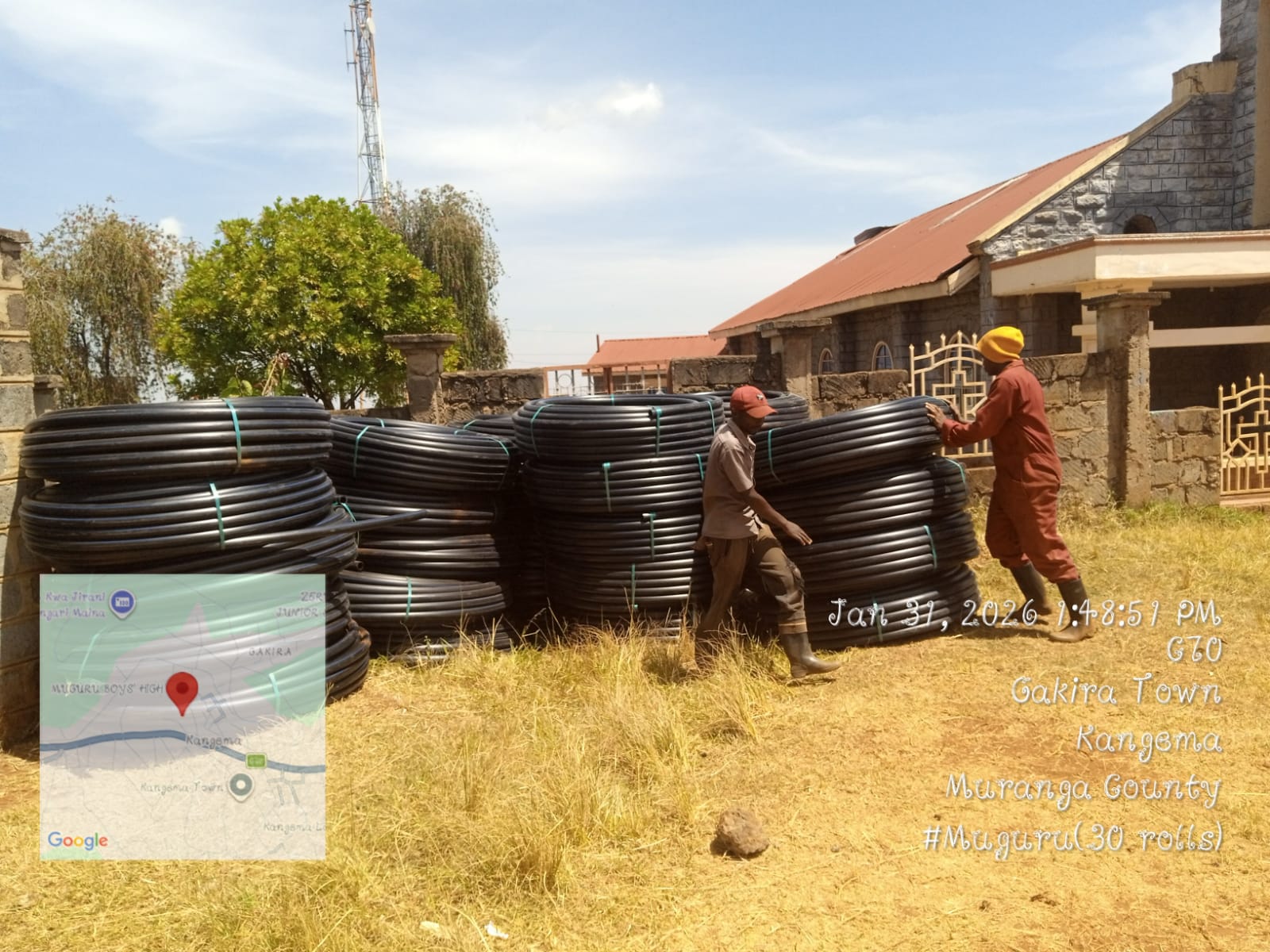 Road construction Murang'a