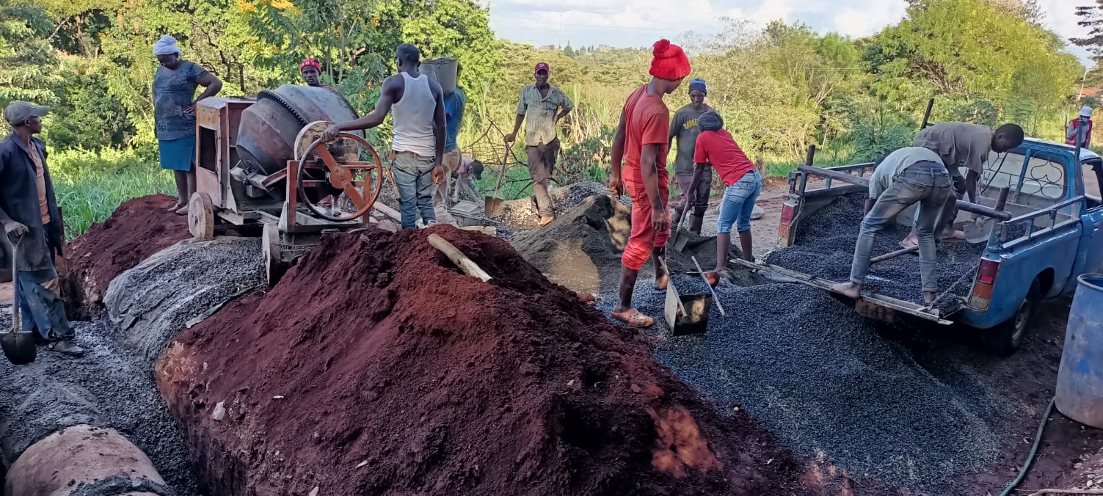 Road construction Murang'a